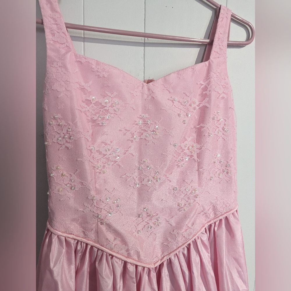 1980s BarbieCore Gown